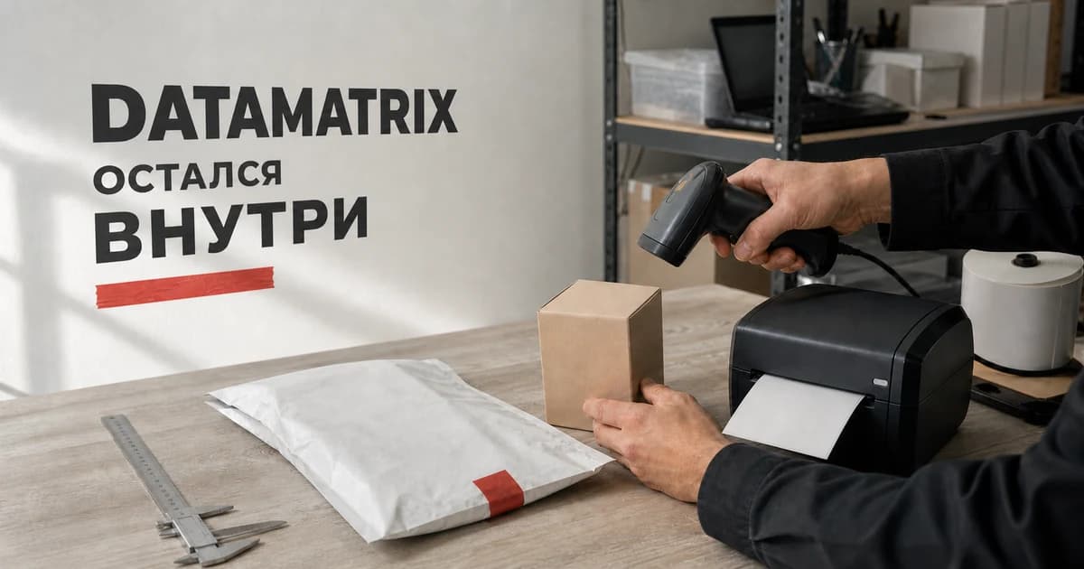 DataMatrix остался внутри упаковки: как мы сделали дубликатор
